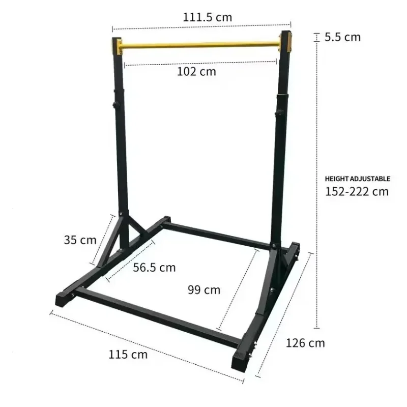 Home Bar Stand - Klimmzugstange für das Heimtraining, Verstellbares Klimmzug-Fitnessgerät,