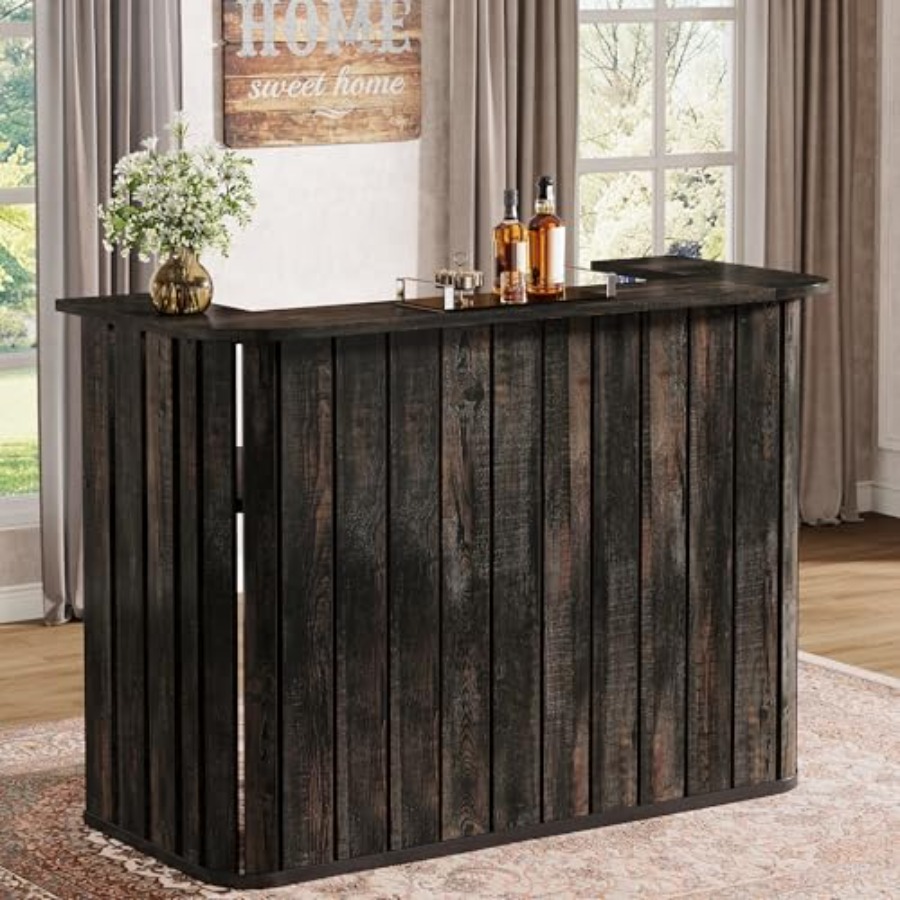 Home Bar Shelves - Heimbar-Einheit für den Heimgebrauch, aus Holz,