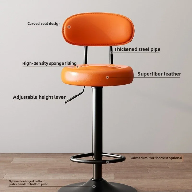Home Bar Stools - Internet-Star-Barhocker für Zuhause, höhenverstellbar, für Kasse,