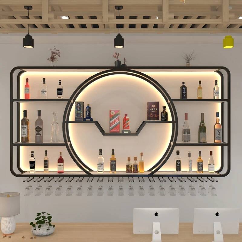 Wein-Nachtclub-Vitrine, Regale – Home Bar Shelves Bewertung und Preis