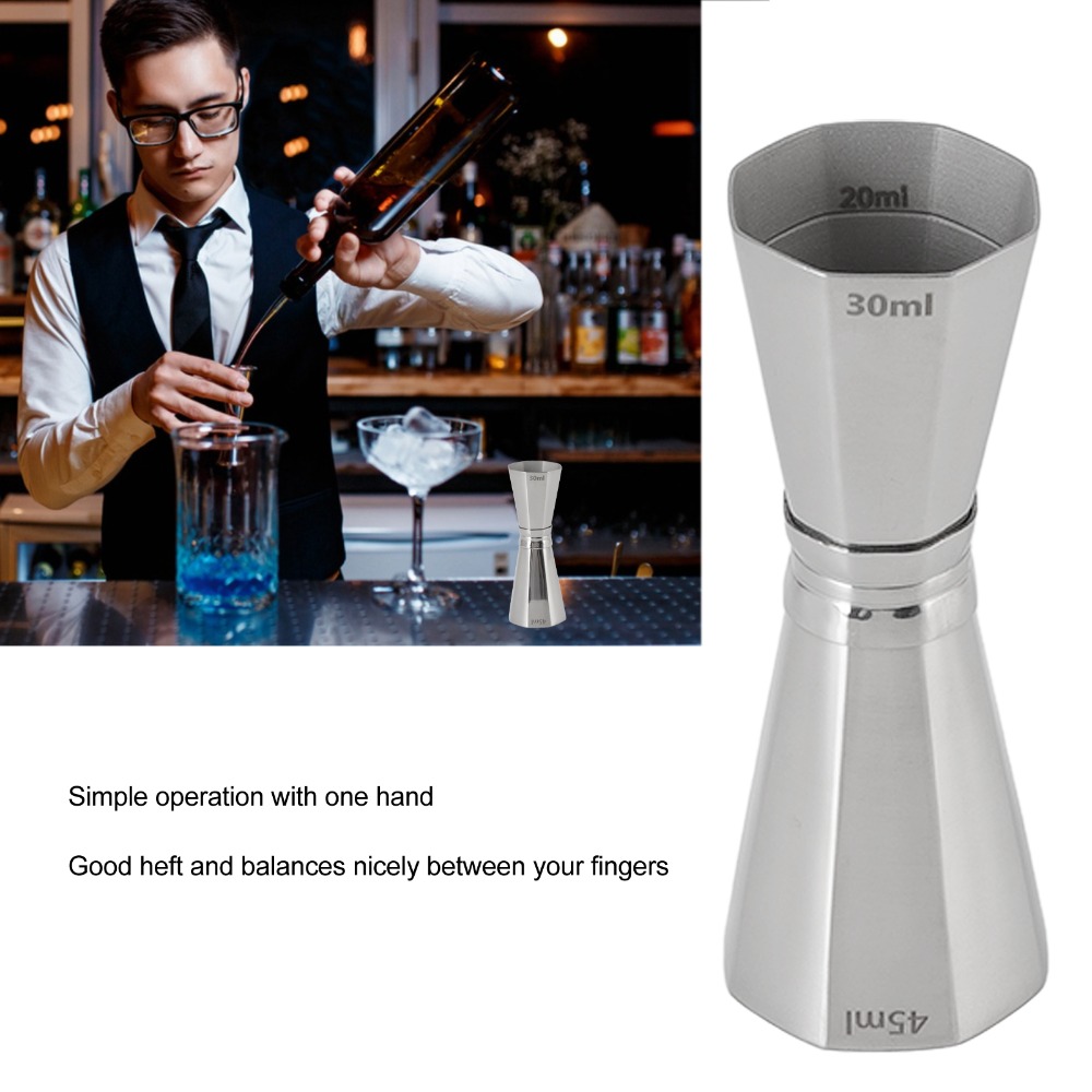 304 Edelstahl Doppel-Cocktail- – Jigger Double Sided Bewertung und Preis
