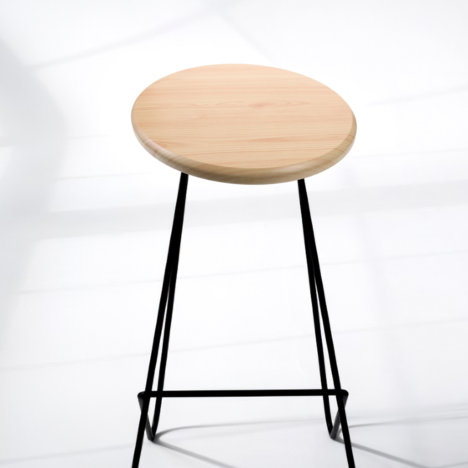 Holzhocker-Sitzersatz, runder  – Home Bar Stools Bewertung und Preis