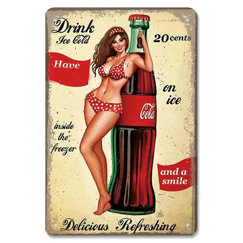HD Blechschild Vintage Coca Co – Home Bar And Kitchen Bewertung und Preis