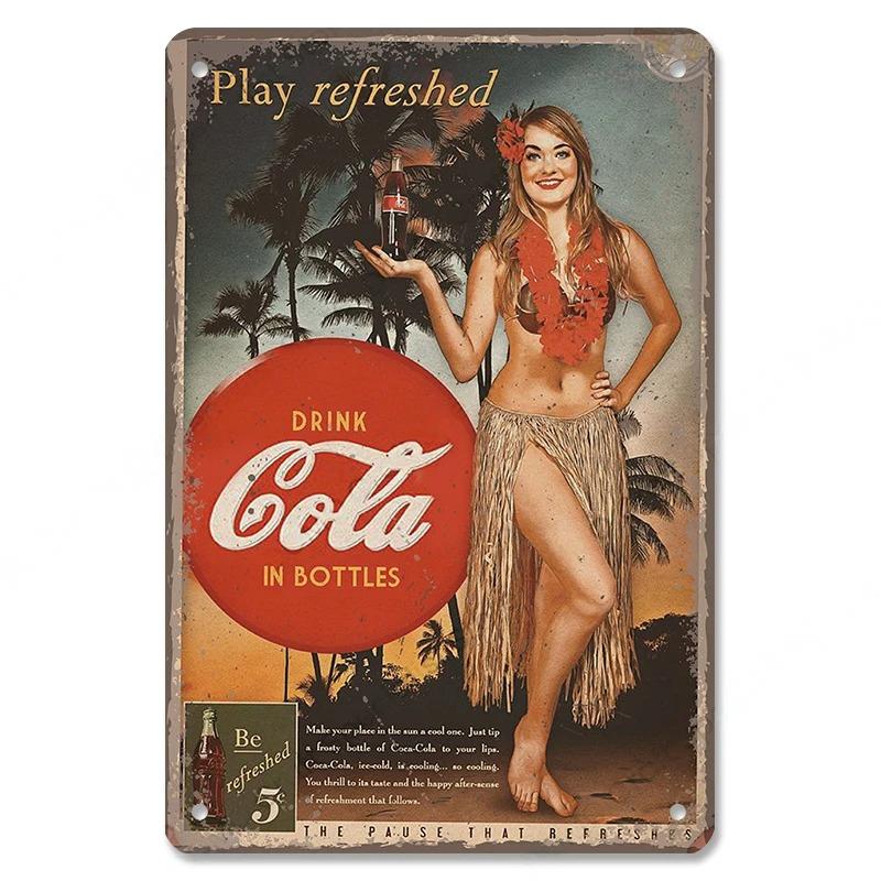 HD Blechschild Vintage Coca Co – Home Bar And Kitchen Bewertung und Preis