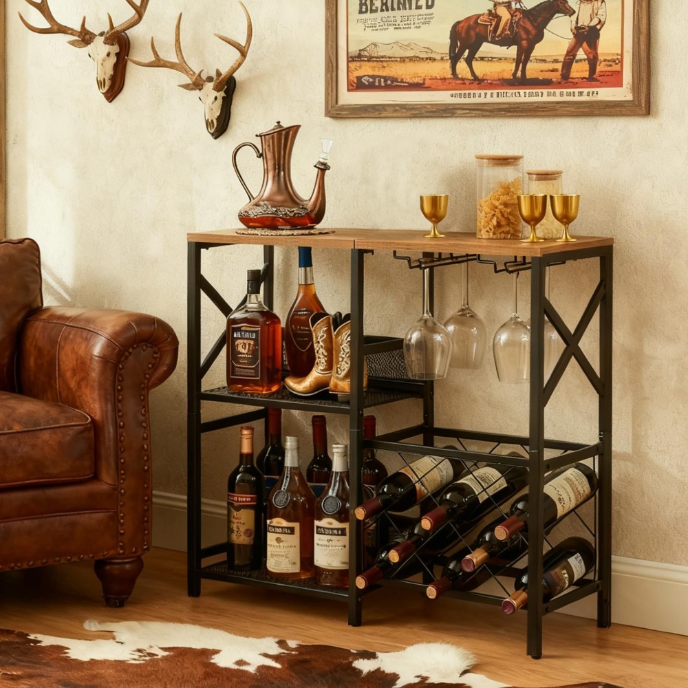 US-Versand: Rustikaler freiste – Home Bar Shelves Bewertung und Preis