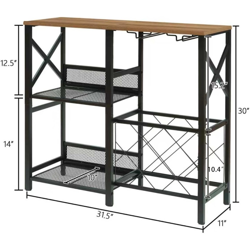 US-Versand: Rustikaler freiste – Home Bar Shelves Bewertung und Preis