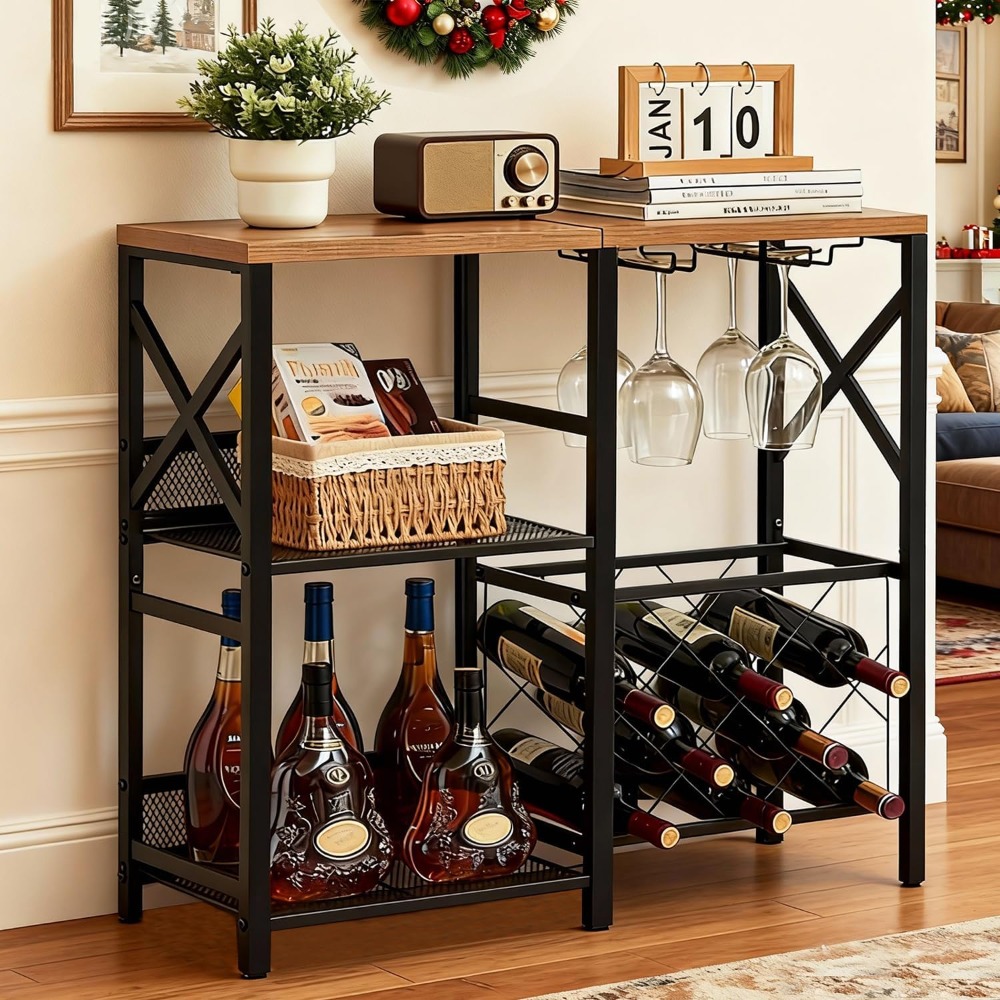 US-Versand: Rustikaler freiste – Home Bar Shelves Bewertung und Preis