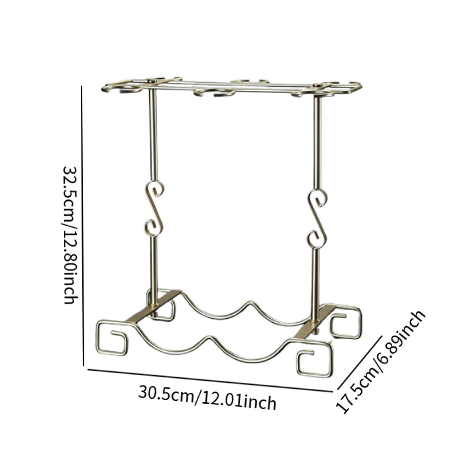 Tisch-Weinglashalter aus Eisen – Home Bar Stand Bewertung und Preis